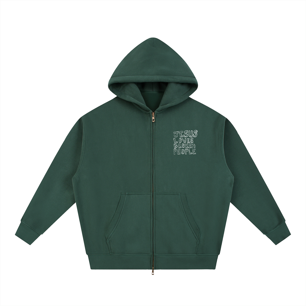 zipup,handdrawnzipup,hoodie,jesuslovesbrokenpeople