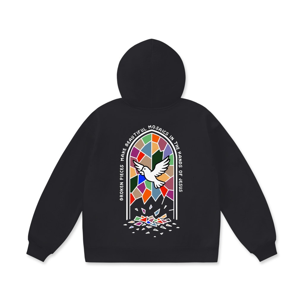 fracturedfaith,mosaichoodie,mosaic,jesuslovesbrokenpeople