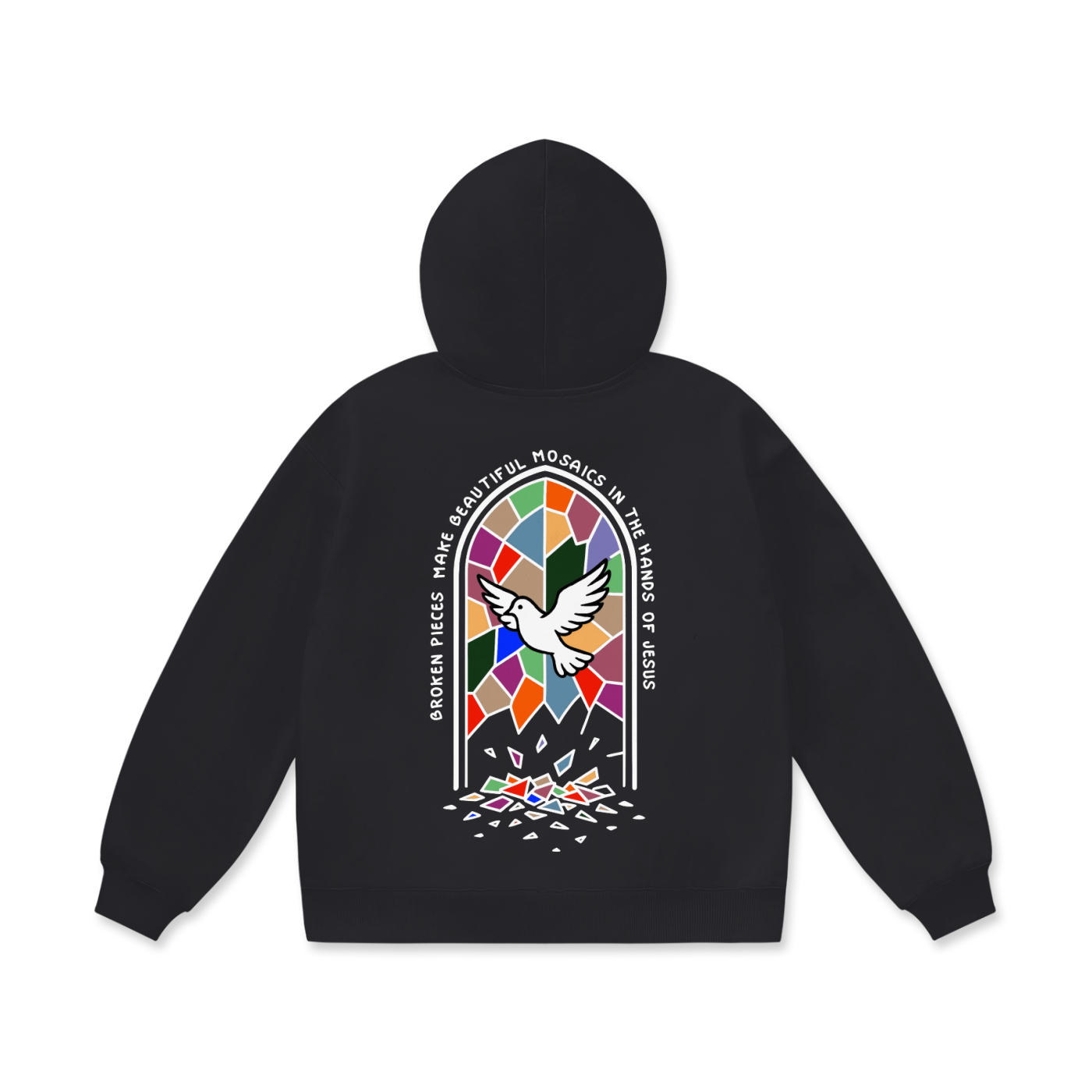 fracturedfaith,mosaichoodie,mosaic,jesuslovesbrokenpeople