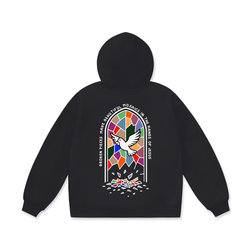 fracturedfaith,mosaichoodie,mosaic,jesuslovesbrokenpeople
