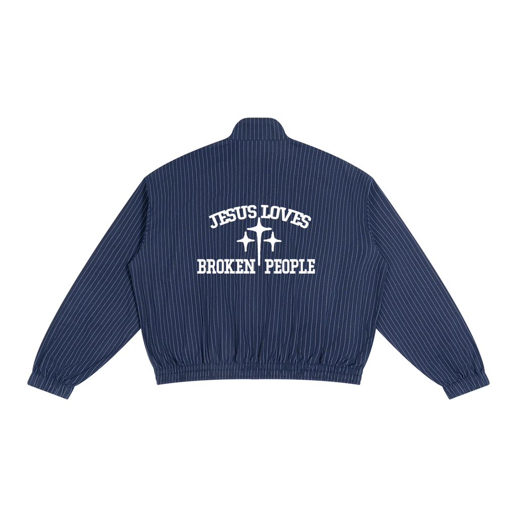 pinstrippedjacket,pinstripped,trackjacket,zipup,jesuslovesbrokenpeople
