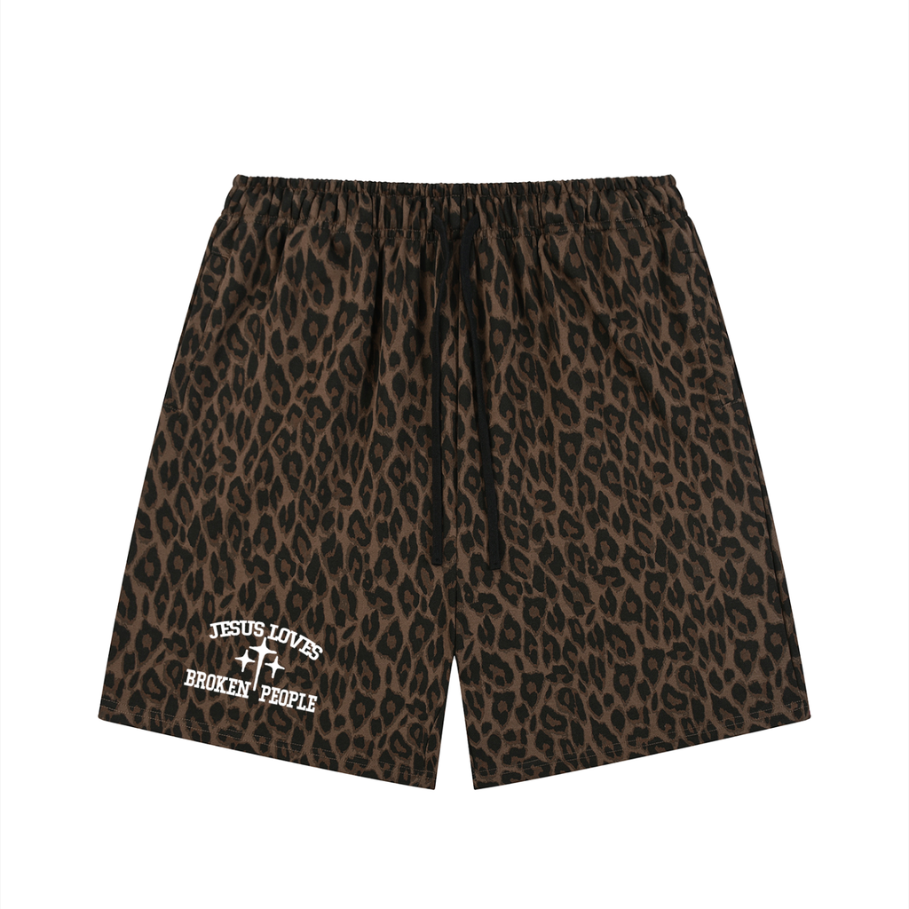 shorts,leopardshorts,jesuslovesbrokenpeople,jlbpshorts