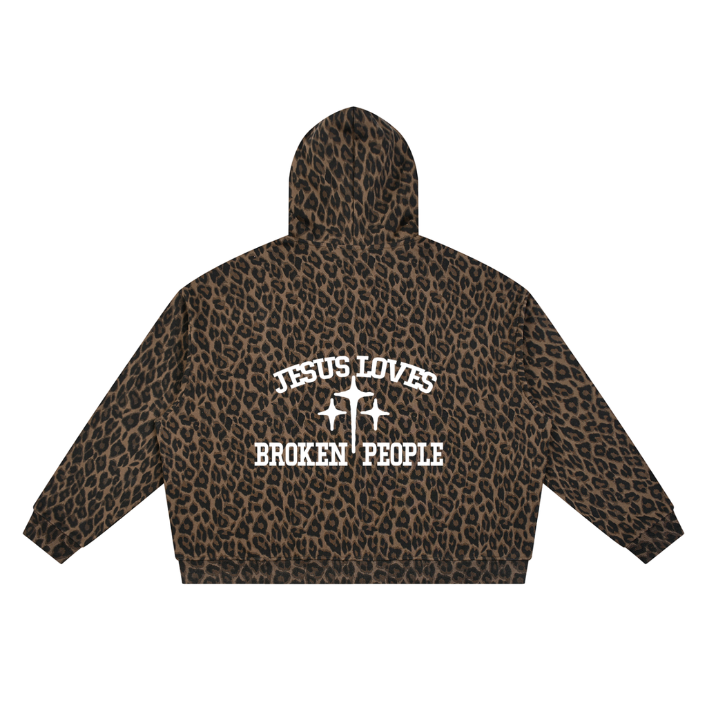 leopardjacket,jesuslovesbrokenpeople