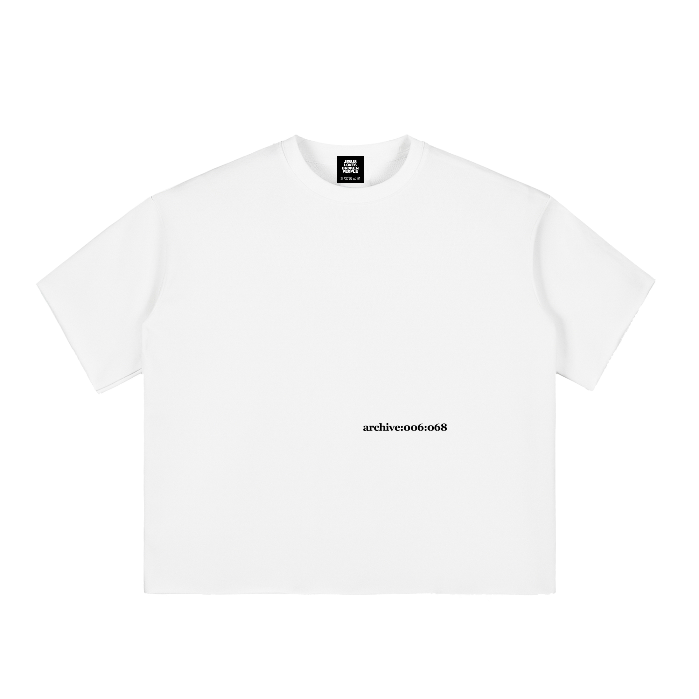 jesuslovesbrokenpeople,John668Tee,BoxyTee