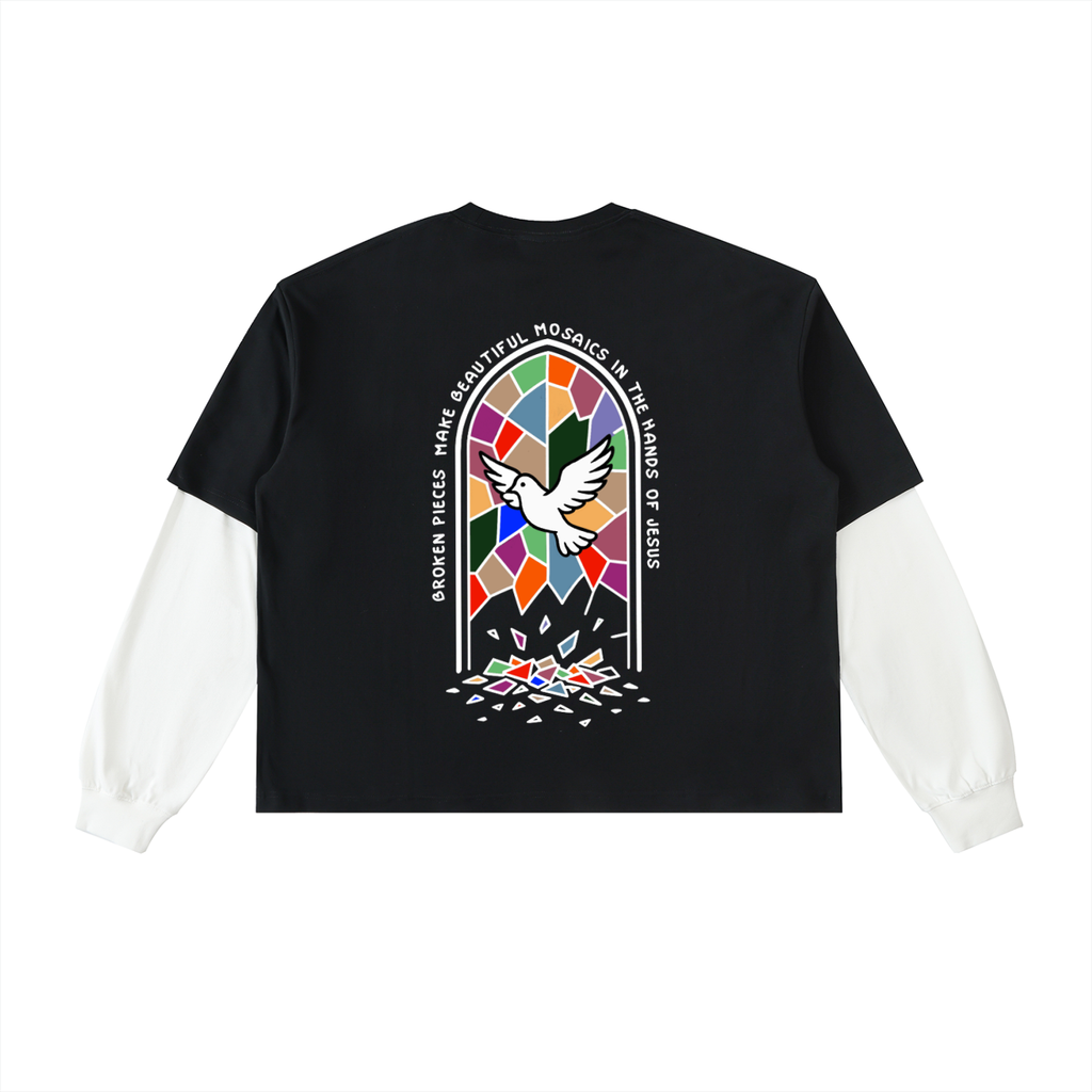 layeredshirt,tshirt,jesuslovesbrokenpeople