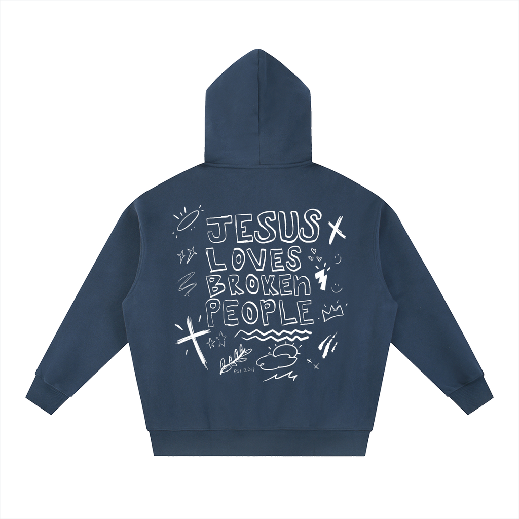 zipup,handdrawnzipup,hoodie,jesuslovesbrokenpeople