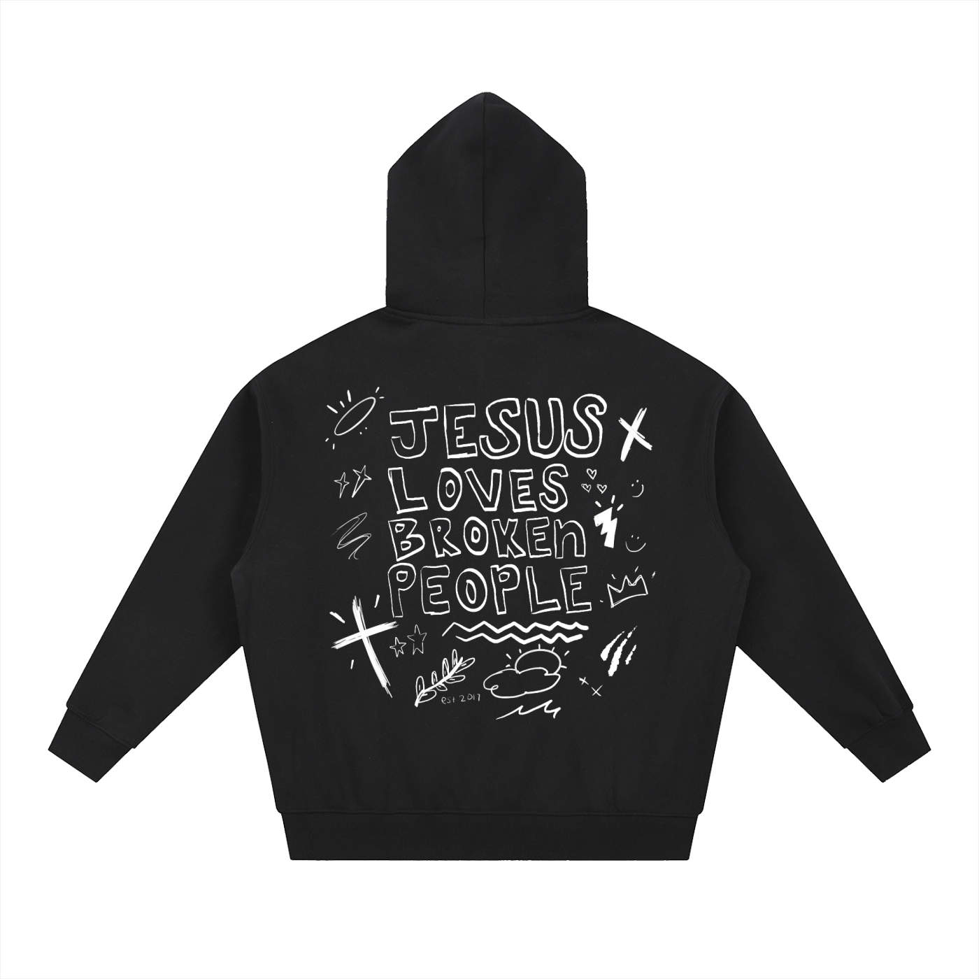 zipup,handdrawnzipup,hoodie,jesuslovesbrokenpeople