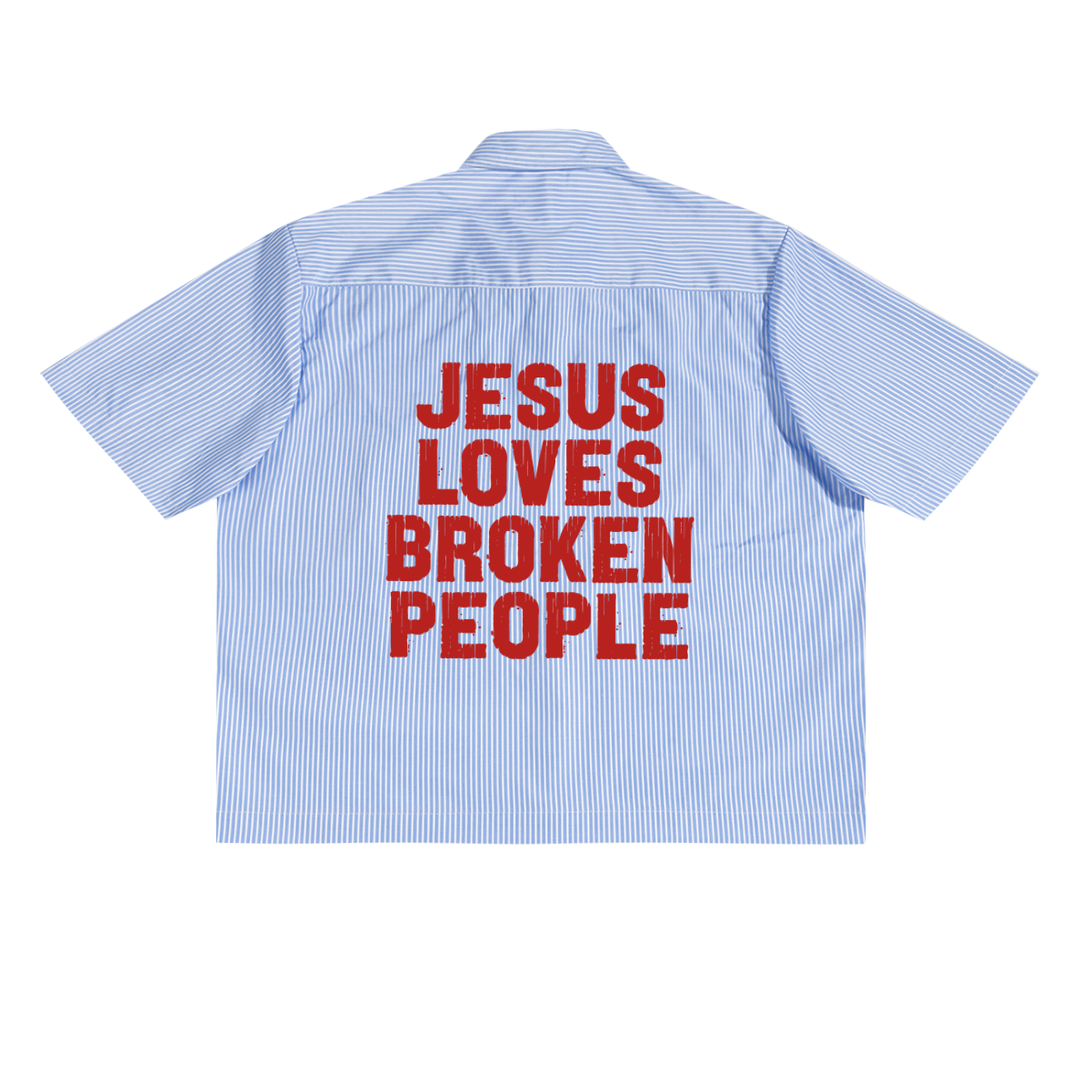 boxyshirt,boxystrippedshirt,jesuslovesbrokenpeople,buttonup