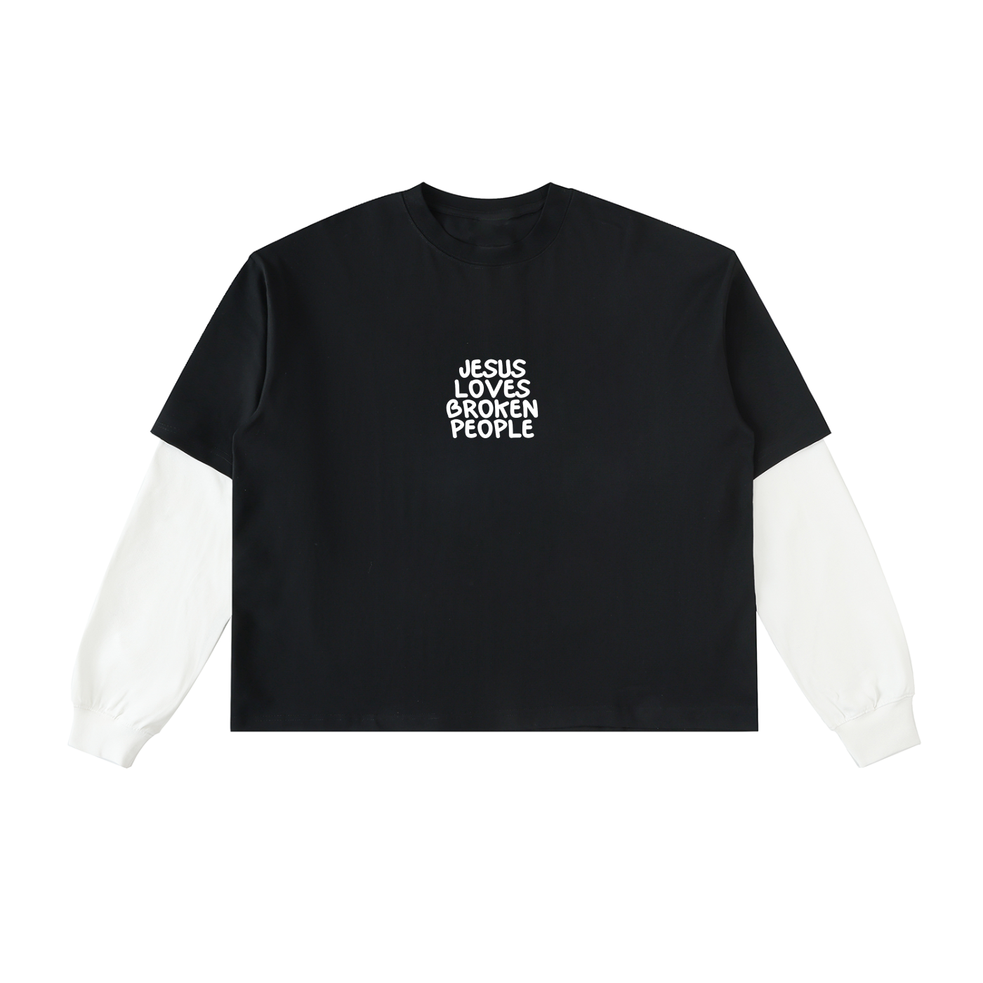 layeredshirt,tshirt,jesuslovesbrokenpeople