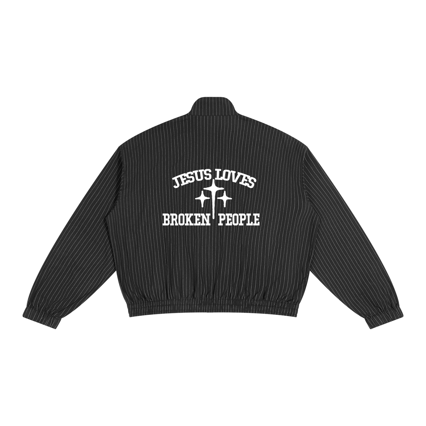 pinstrippedjacket,pinstripped,trackjacket,zipup,jesuslovesbrokenpeople